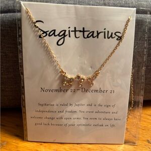 NEW Sagittarius Zodiac Constellation Necklace